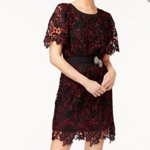 KOBI Embellished Lace Dress, Size S